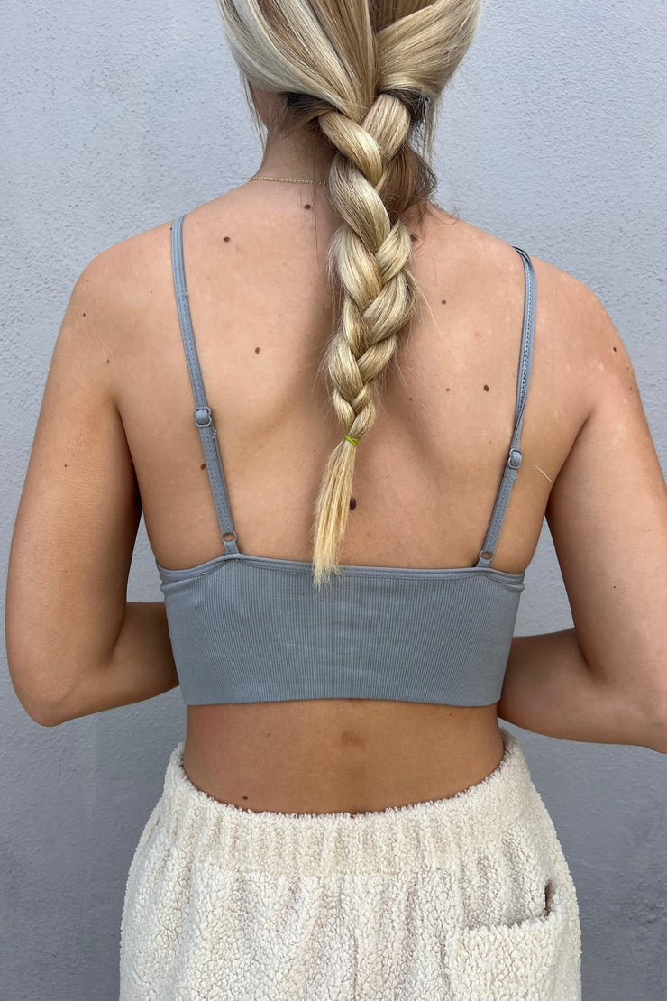 Amelia Seamless Bralette Grey